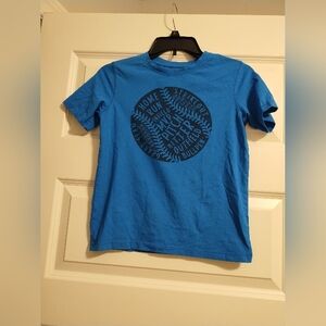 Blue Kids Baseball Graphic T-Shirt